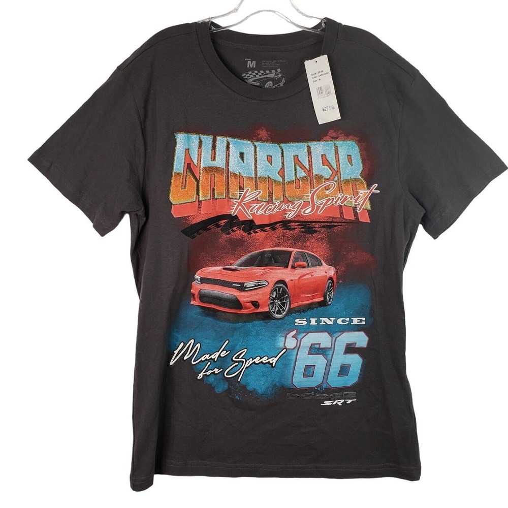 Dodge X Reason Tee Mens Medium Charger Racing Spirit Graphic Made‎ For Speed